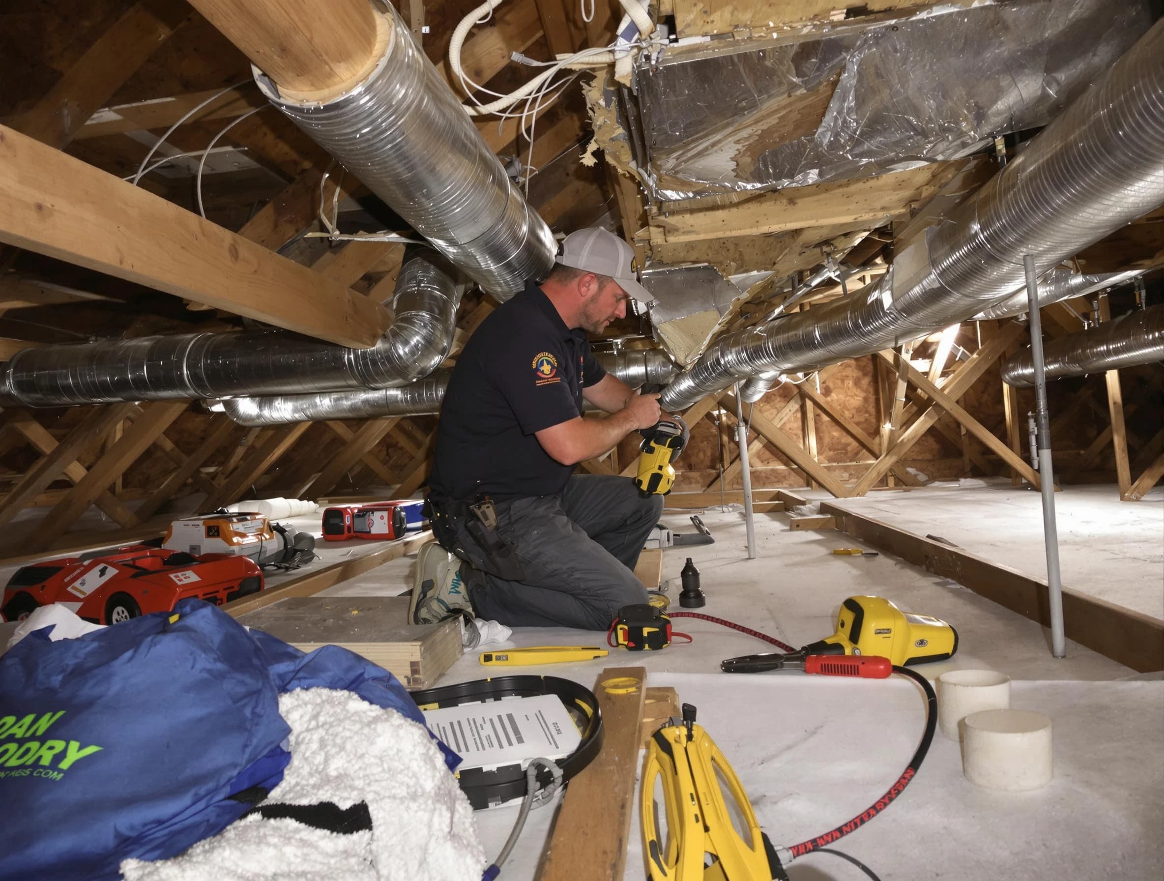 Professional air duct repair by Westminster Air Duct Cleaning in Westminster