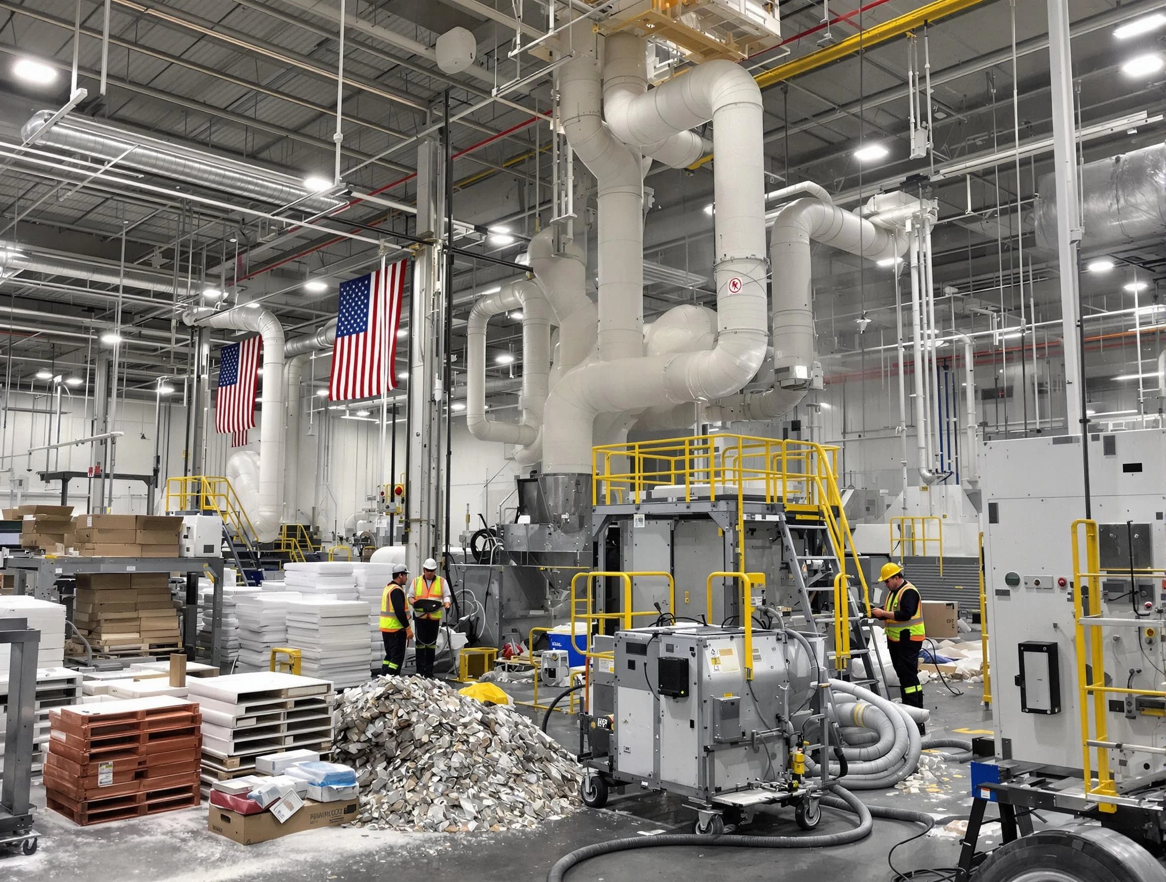 Westminster Air Duct Cleaning team performing large-scale industrial duct cleaning at a commercial facility in Westminster