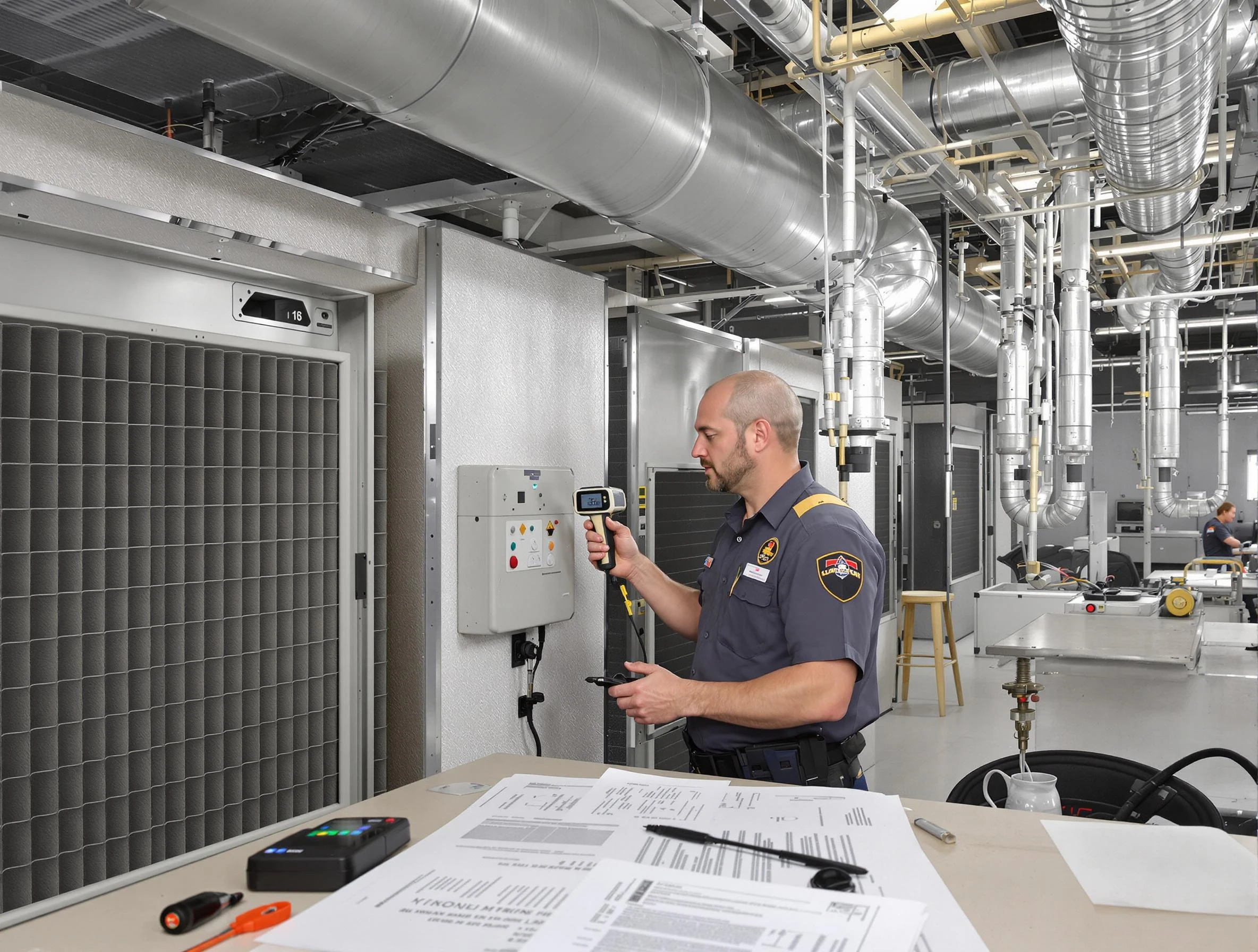 Professional filter system inspection by Westminster Air Duct Cleaning in Westminster